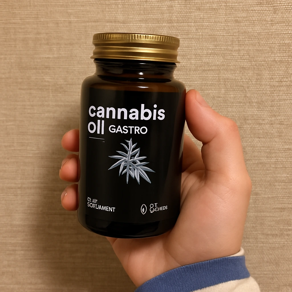 Foto della confezione Cannabis Oil Gastro da un cliente reale